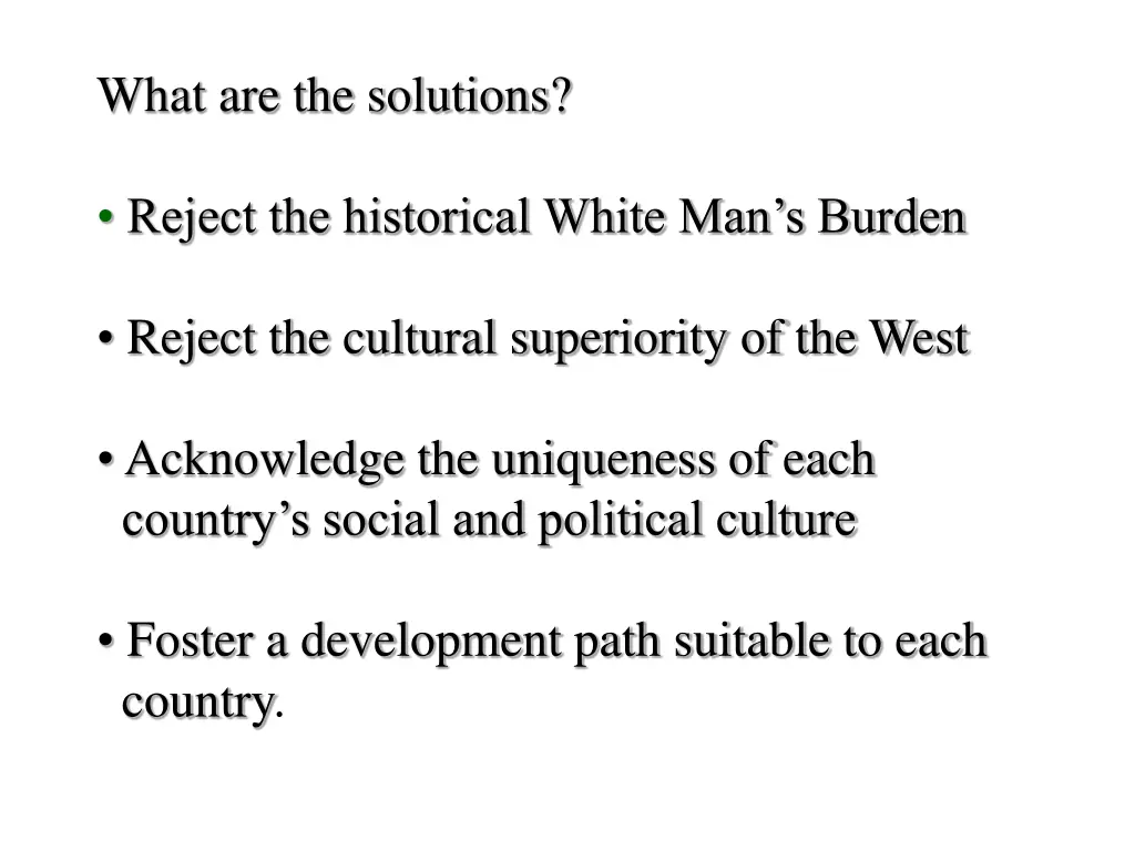what are the solutions