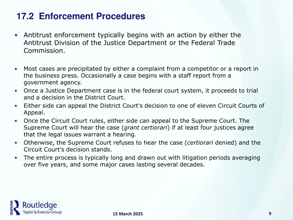 17 2 enforcement procedures