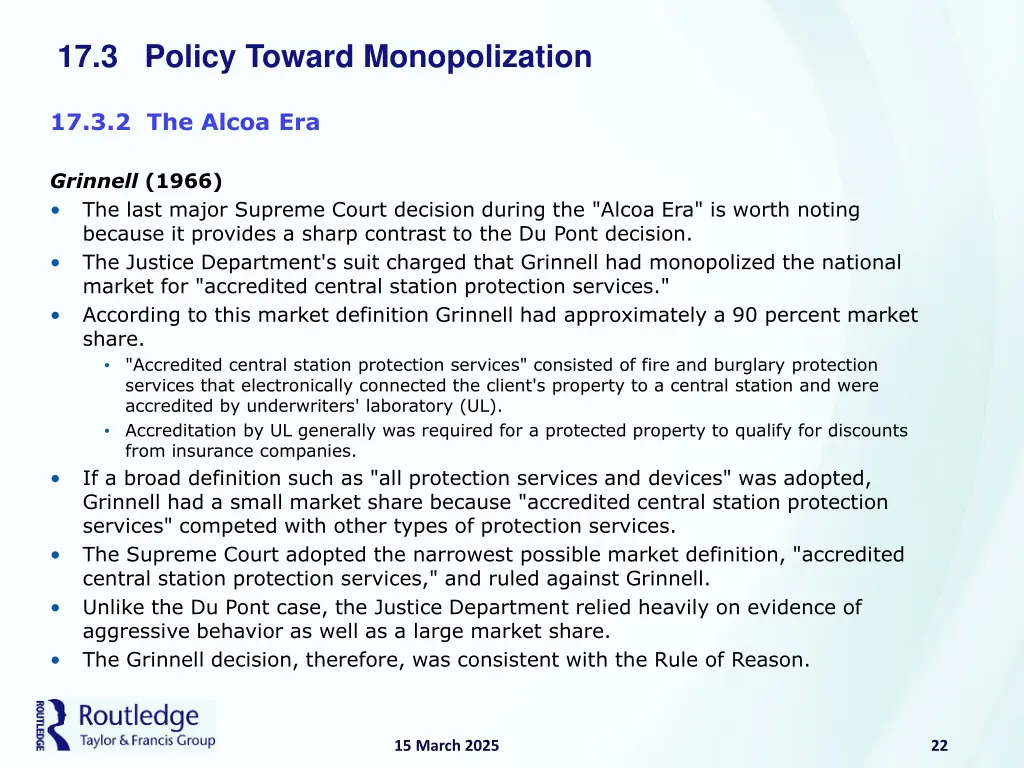 17 3 policy toward monopolization 9