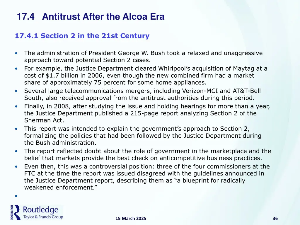 17 4 antitrust after the alcoa era 13