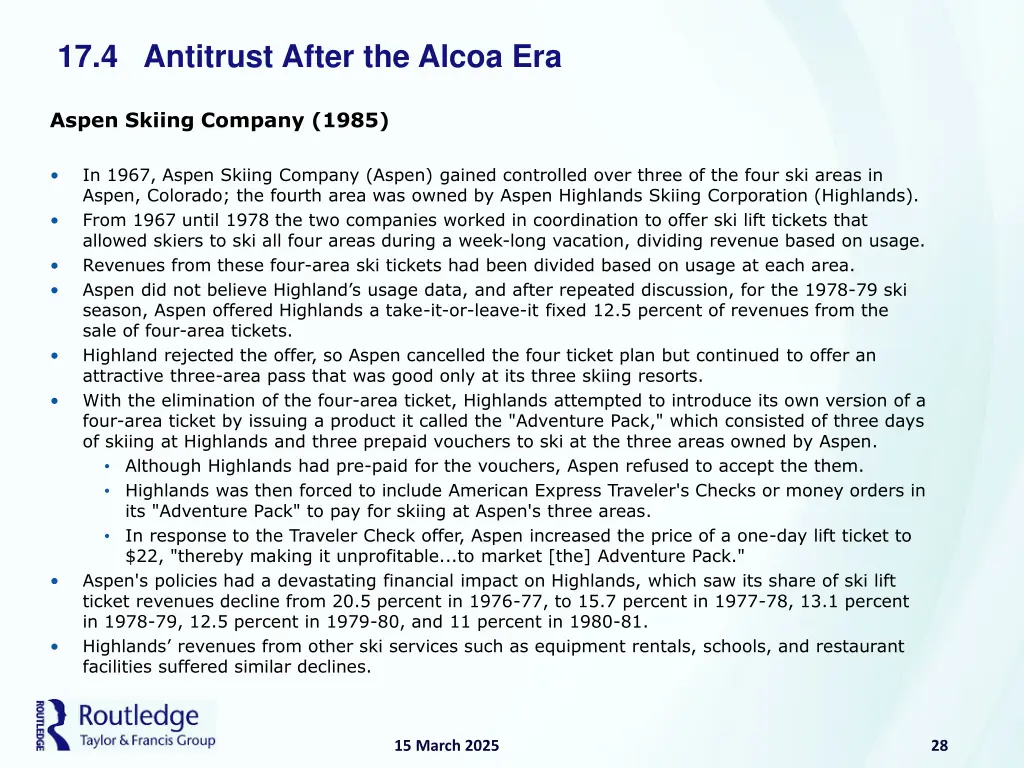 17 4 antitrust after the alcoa era 5