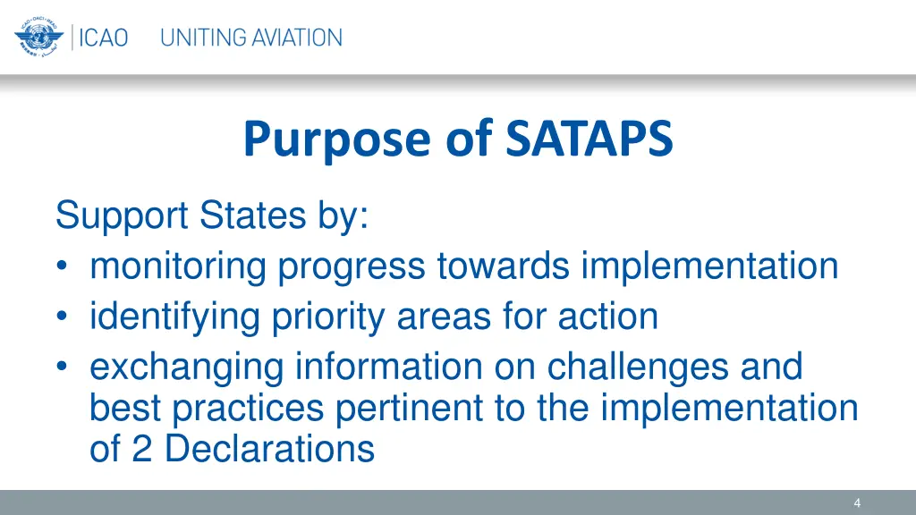 purpose of sataps