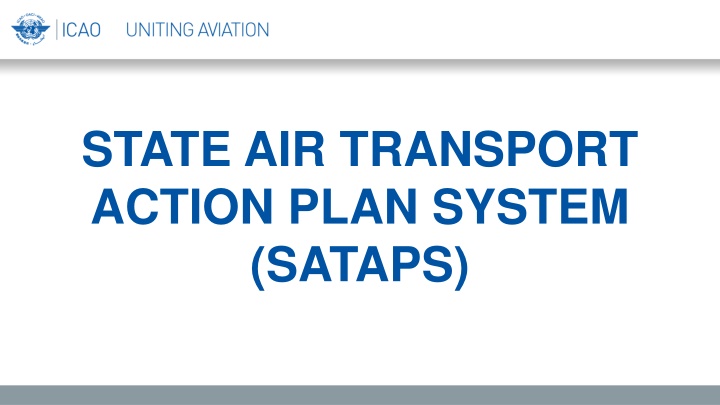 state air transport action plan system sataps