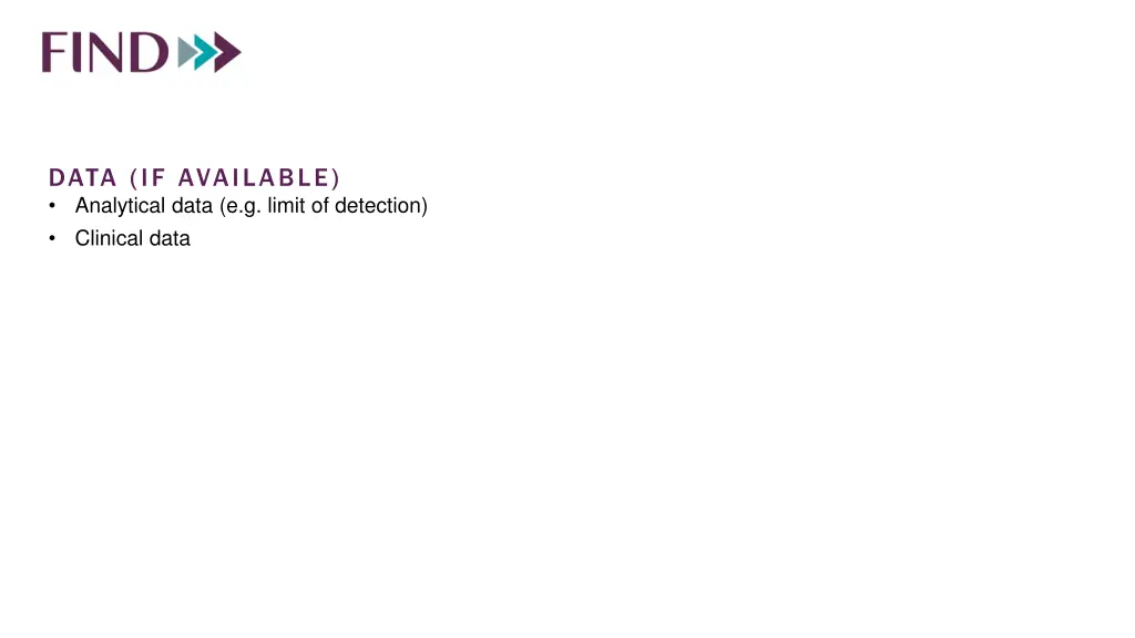 data if available analytical data e g limit