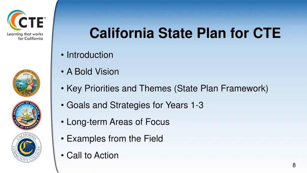 california state plan for cte