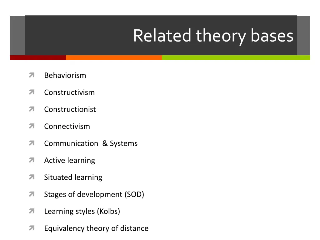 related theory bases