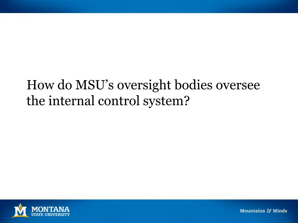 how do msu s oversight bodies oversee