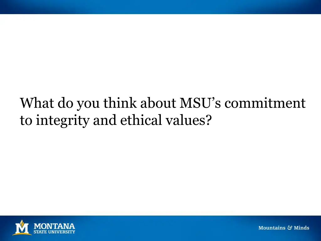 what do you think about msu s commitment