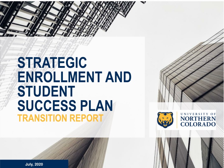 strategic enrollment and student success plan