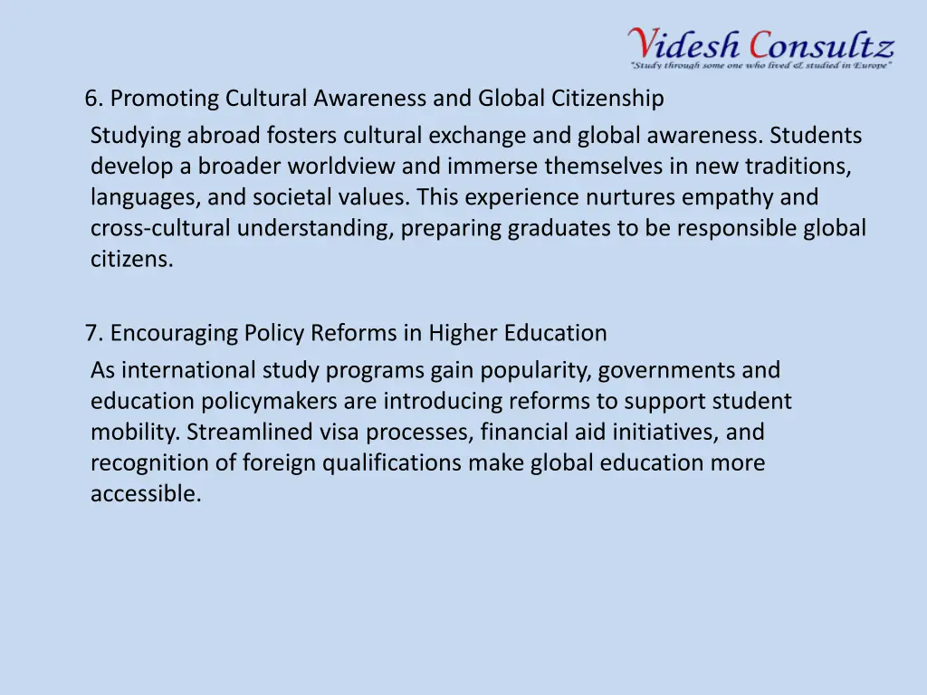 6 promoting cultural awareness and global