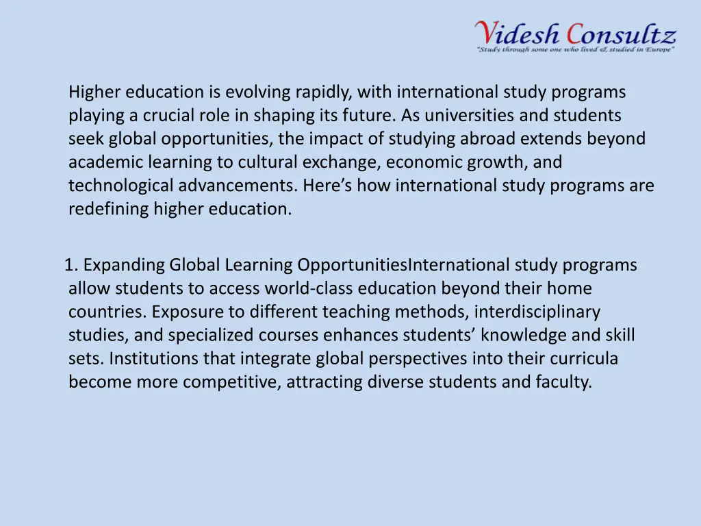 higher education is evolving rapidly with