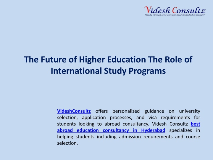 the future of higher education the role