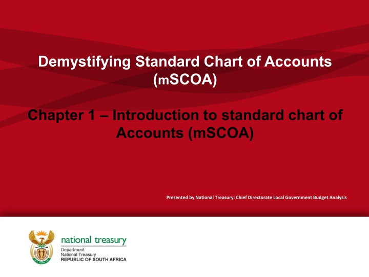 demystifying standard chart of accounts m scoa