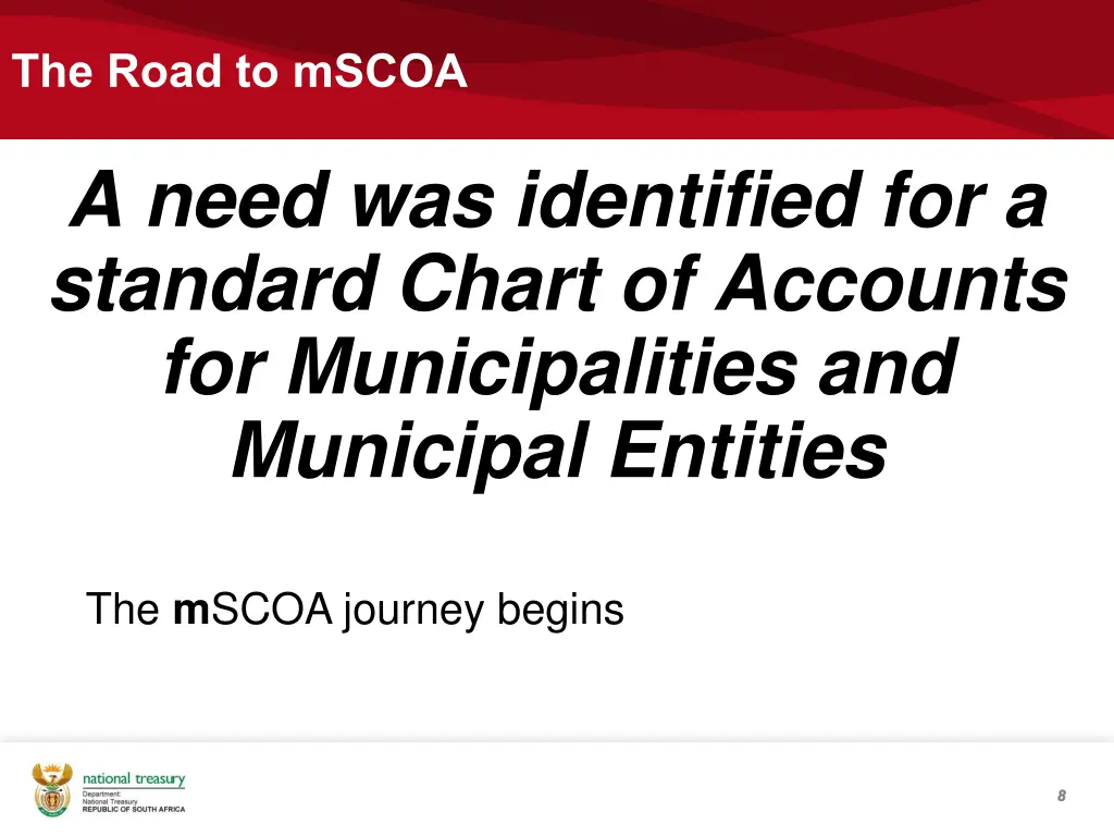 the road to mscoa