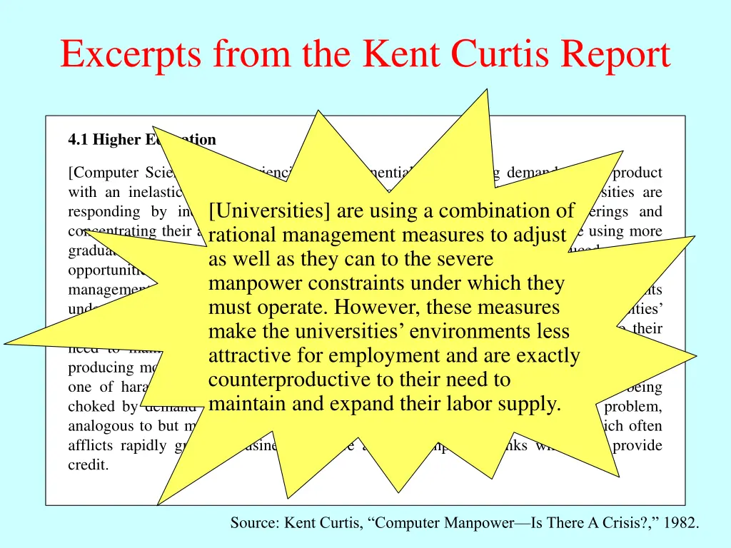 excerpts from the kent curtis report 1