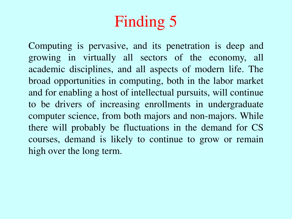 finding 5