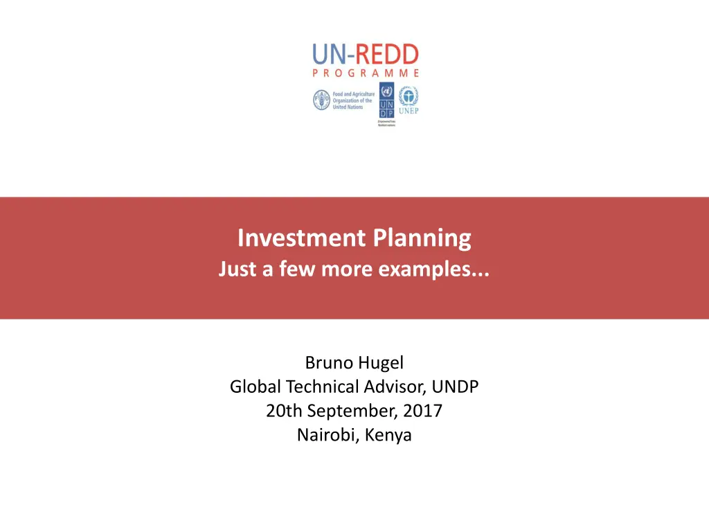 investment planning just a few more examples 1