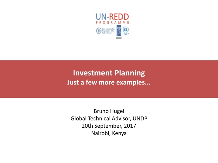 investment planning just a few more examples