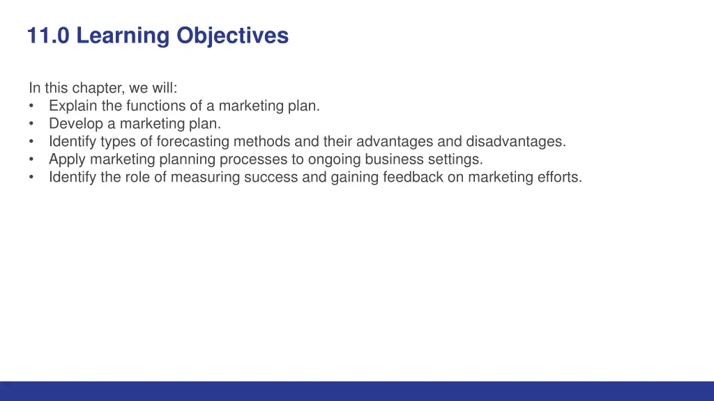 11 0 learning objectives