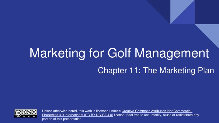 marketing for golf management