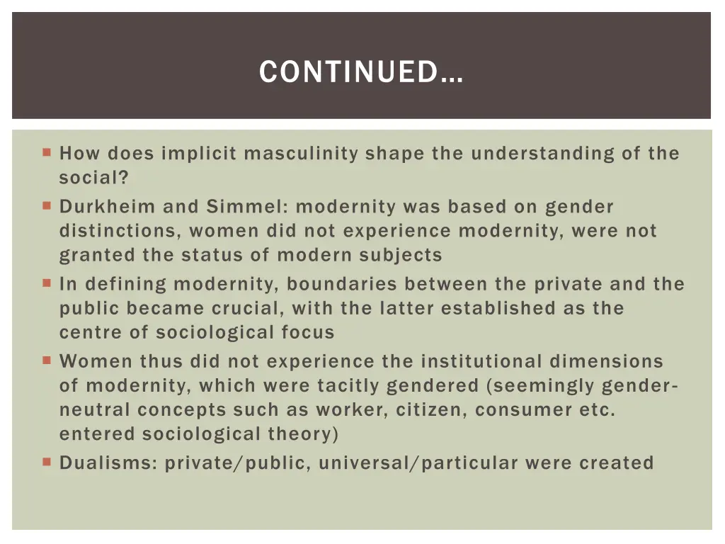 continued 1