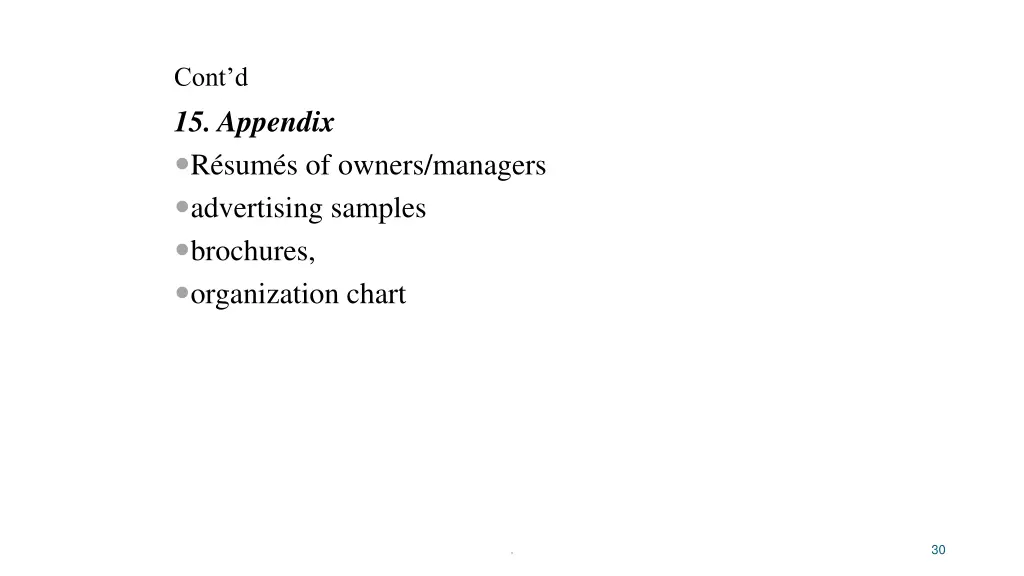cont d 15 appendix r sum s of owners managers