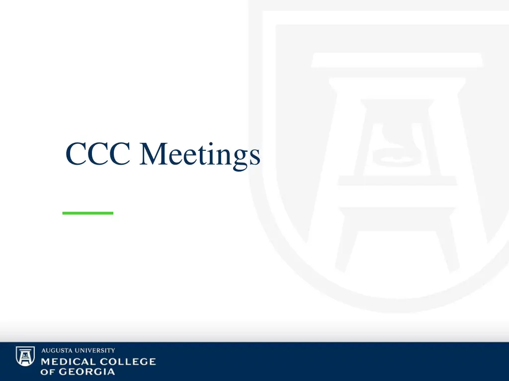 ccc meetings