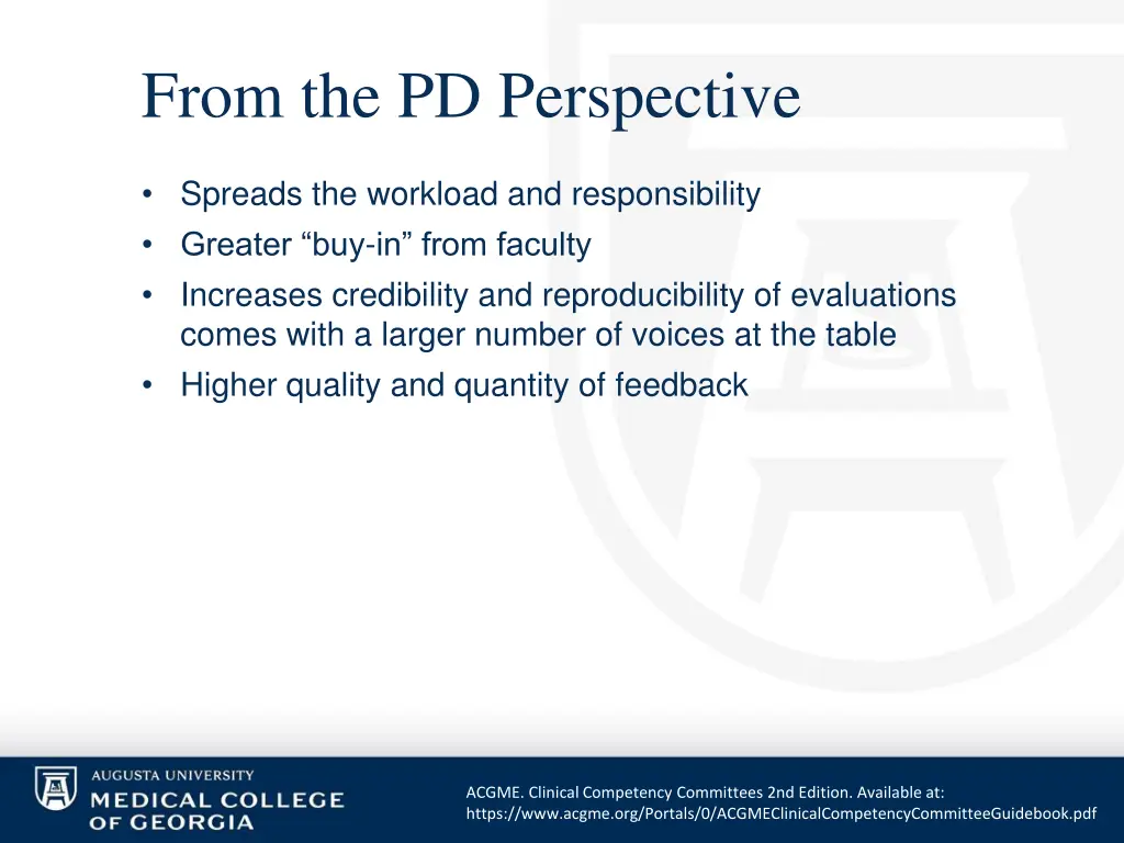 from the pd perspective