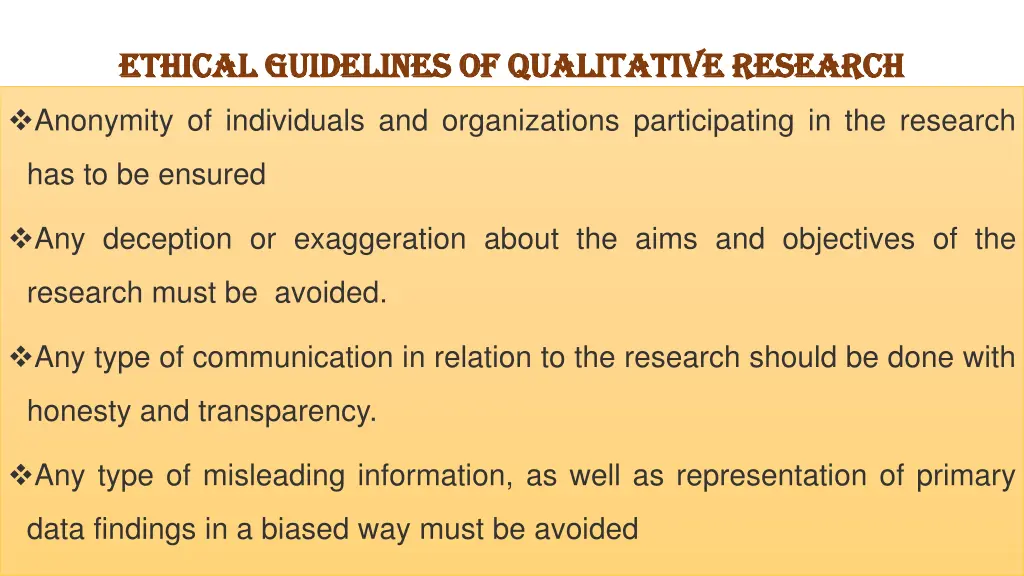ethical guidelines of qualitative research 1