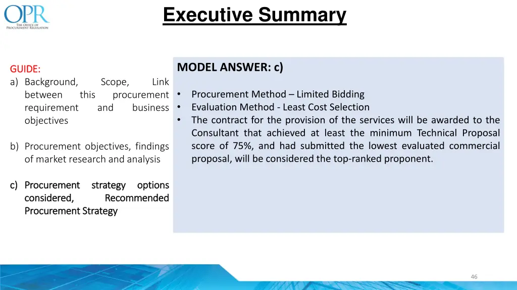 executive summary 3