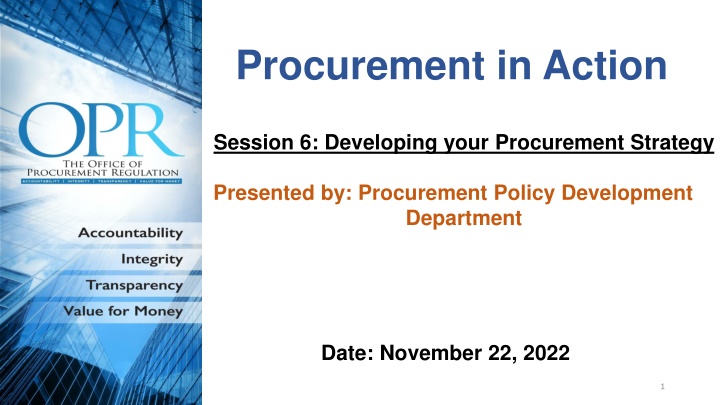 procurement in action