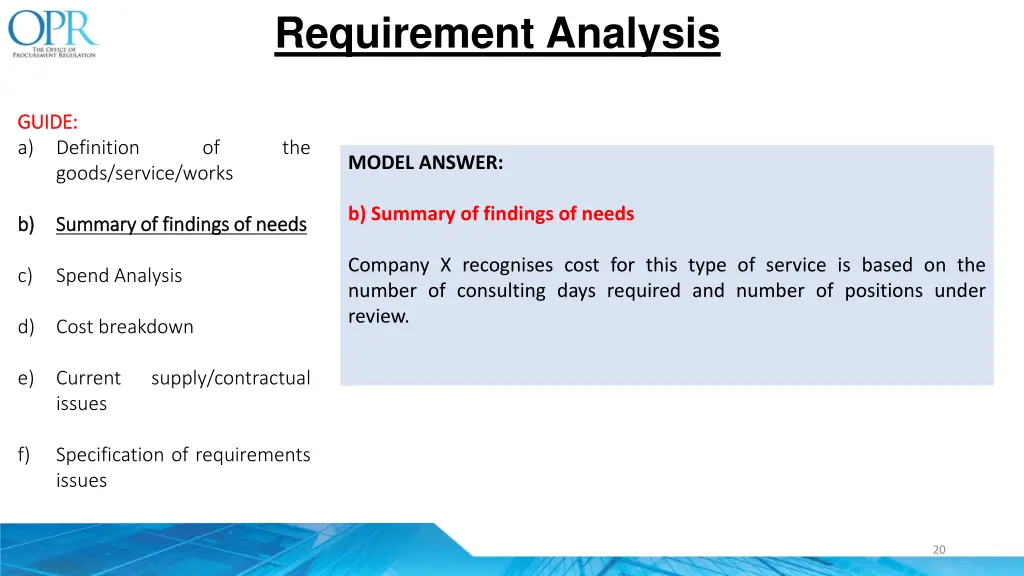 requirement analysis 1