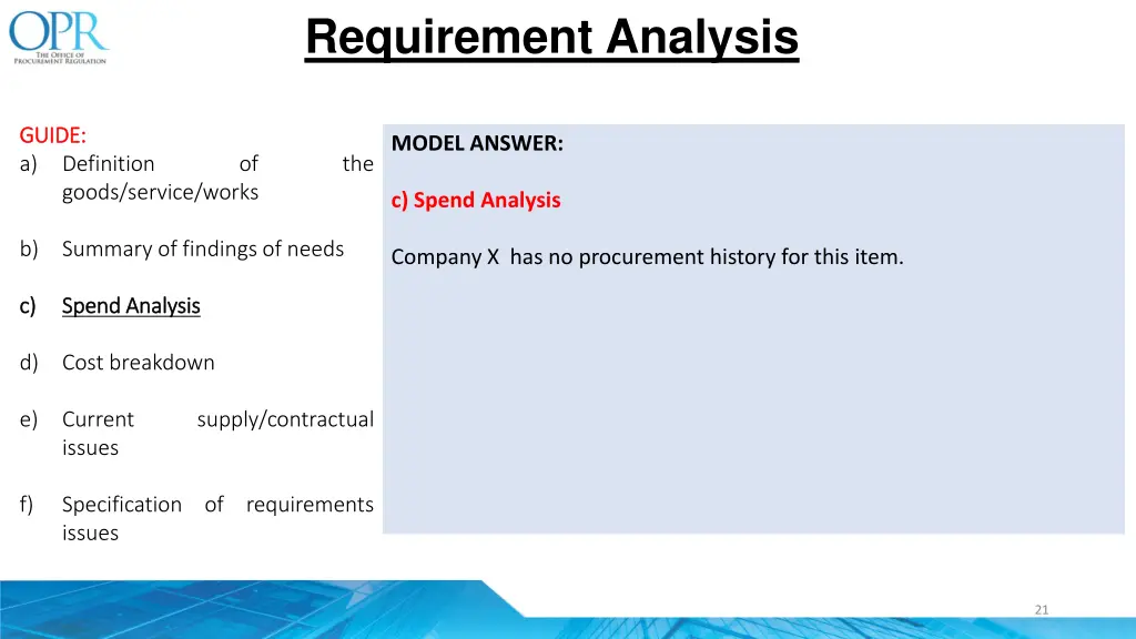requirement analysis 2
