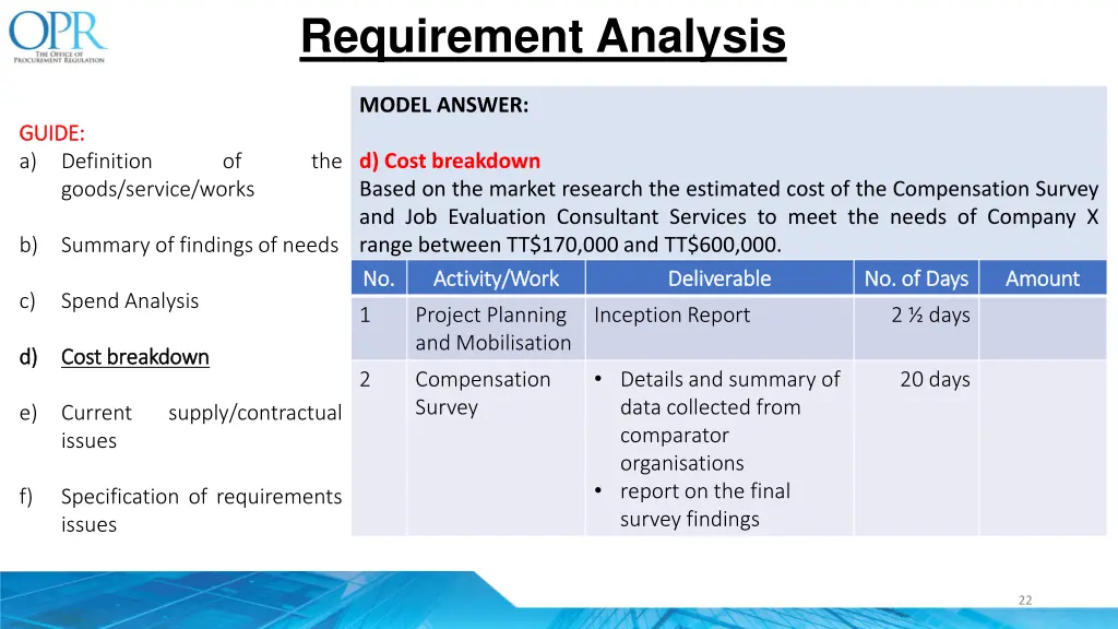 requirement analysis 3