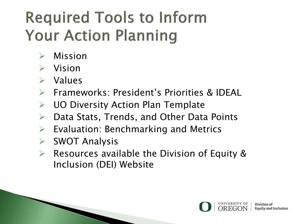 mission vision values frameworks president