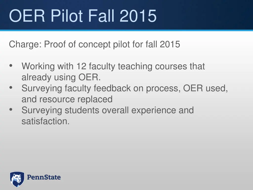 oer pilot fall 2015