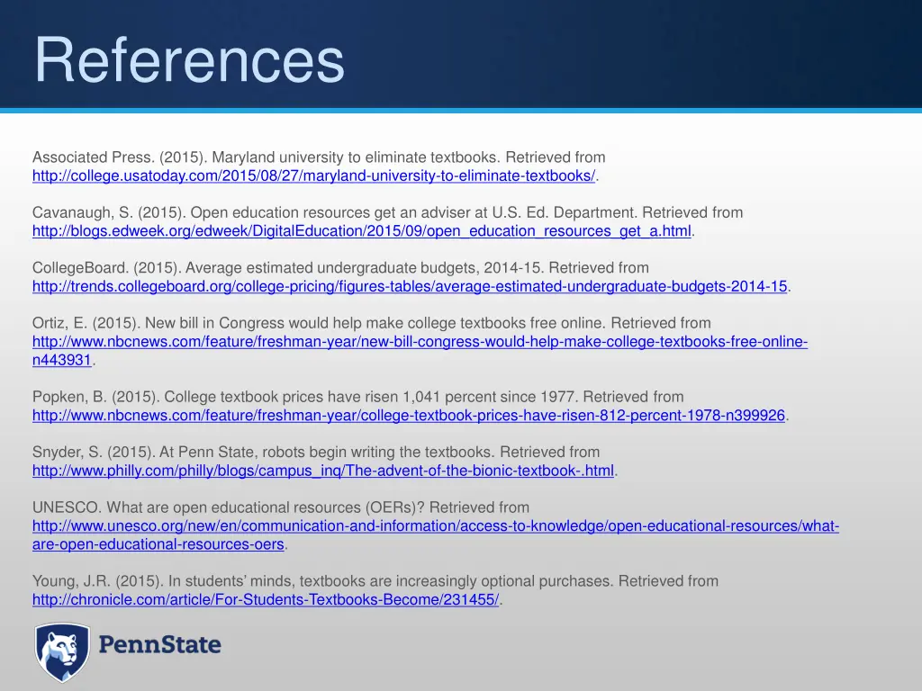 references
