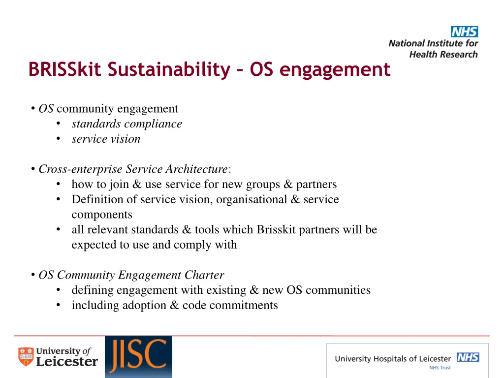 brisskit sustainability os engagement