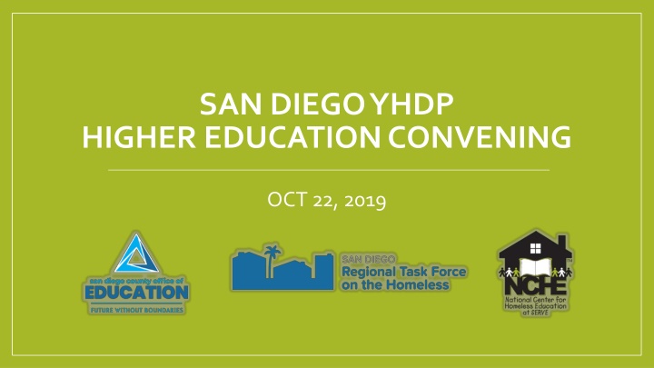 san diego yhdp higher education convening