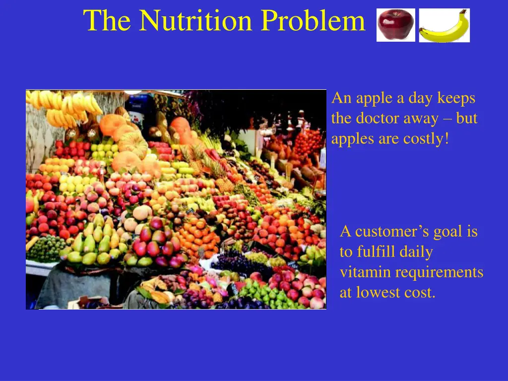 the nutrition problem