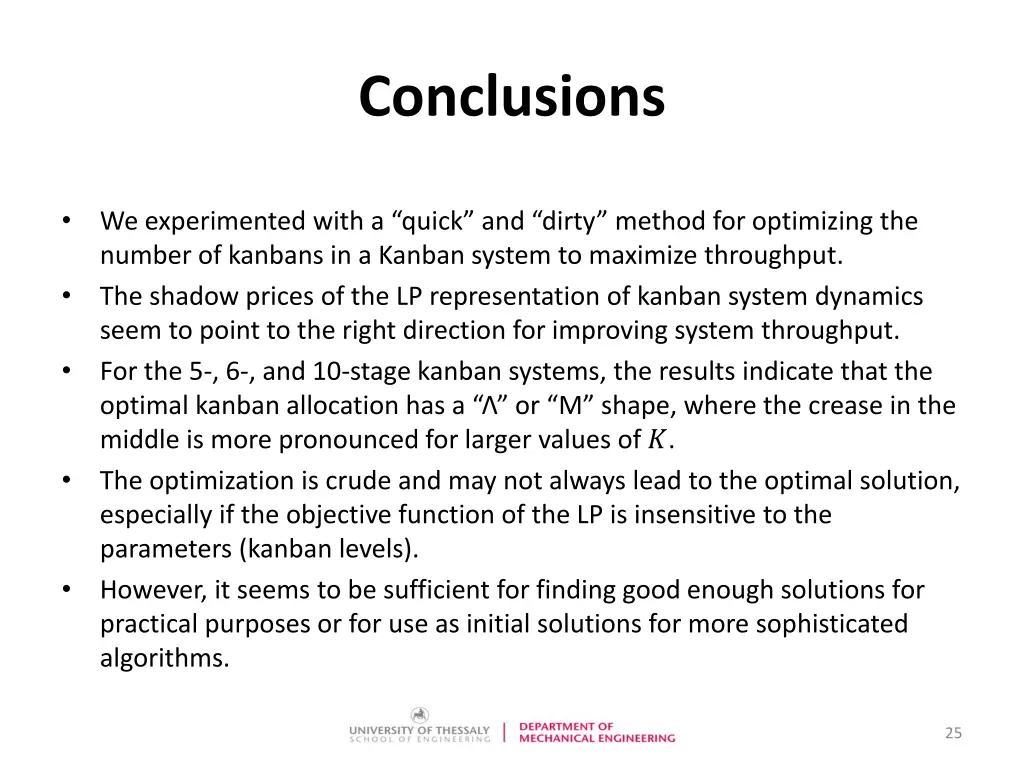conclusions