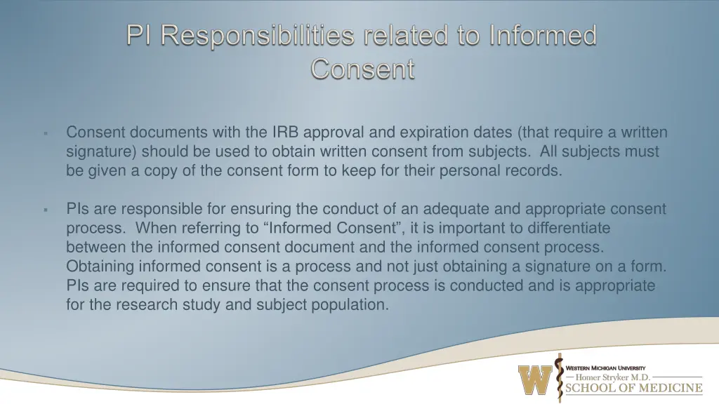 consent documents with the irb approval