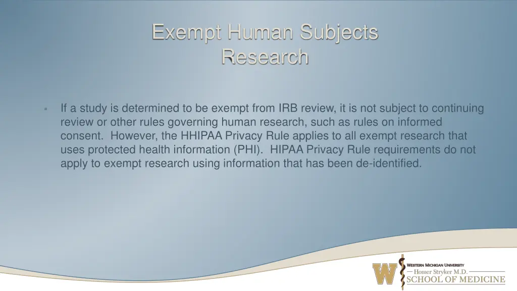exempt human subjects research