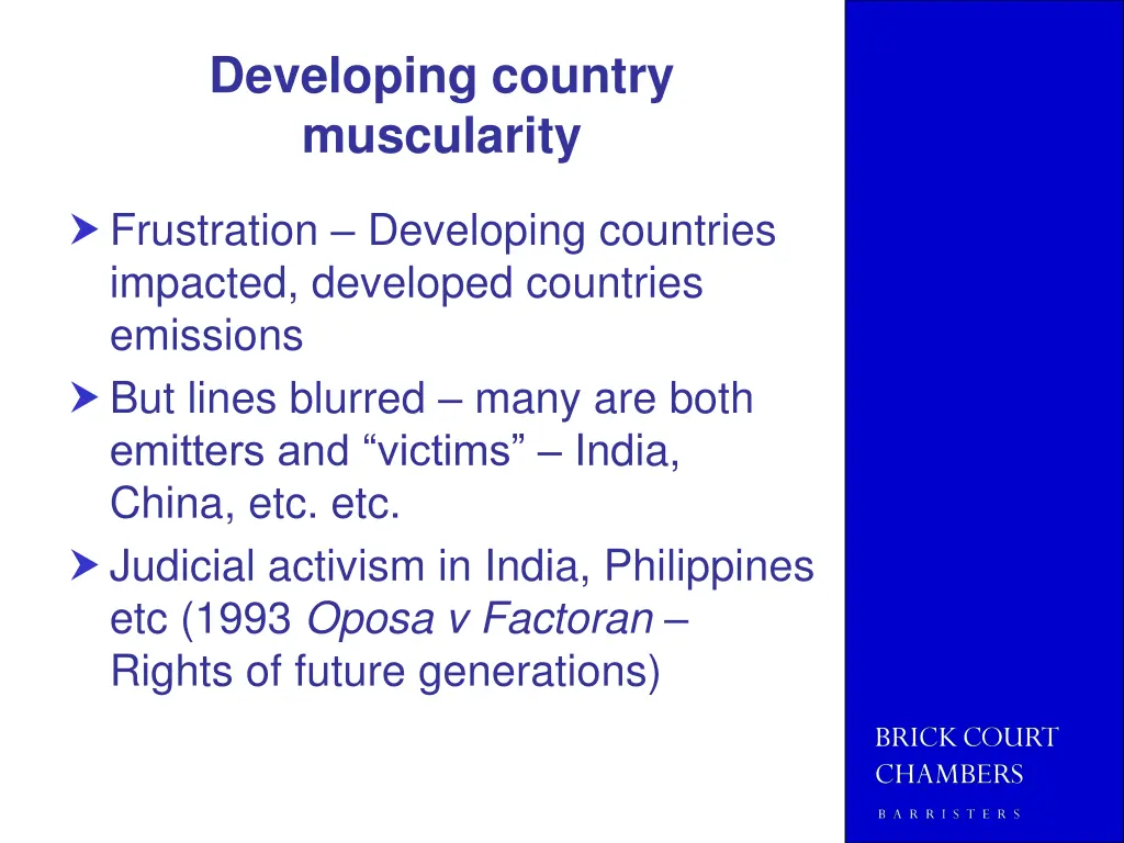 developing country muscularity