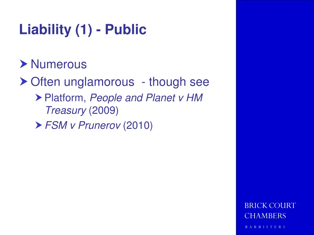 liability 1 public
