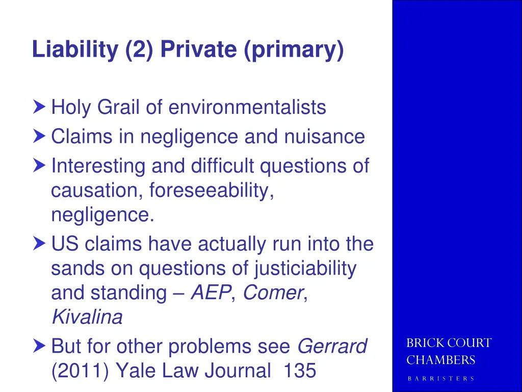 liability 2 private primary