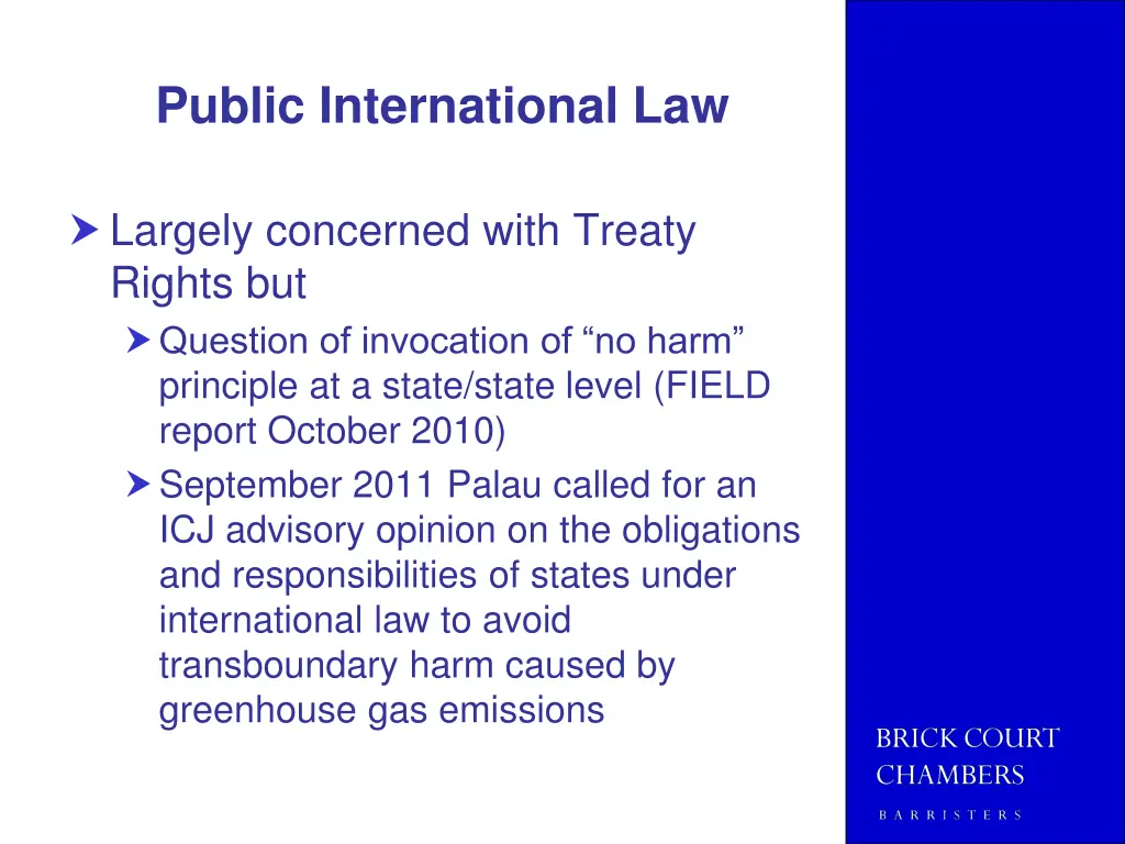 public international law