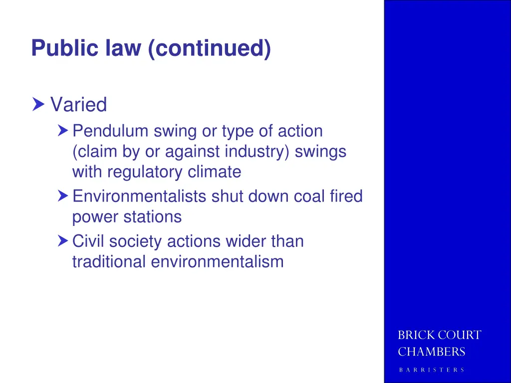 public law continued