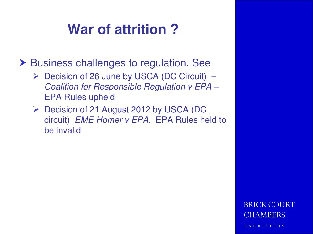 war of attrition