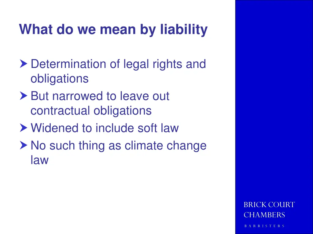 what do we mean by liability